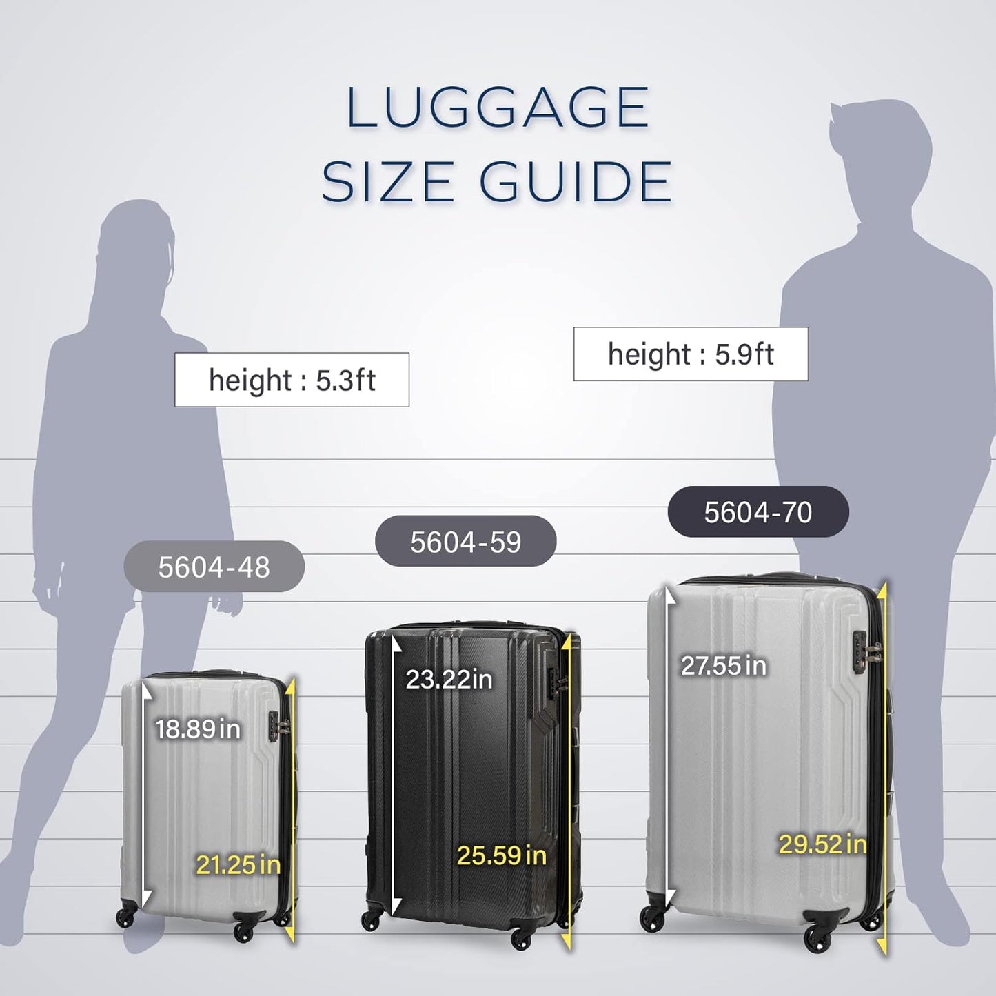 LEGEND WALKER BLADE-Ultralight PC Fiber Luggage 30-inch, White Carbon, 5604-70-WHCB