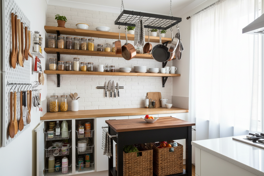 15 Kitchen Organization Ideas That Maximize Small Spaces