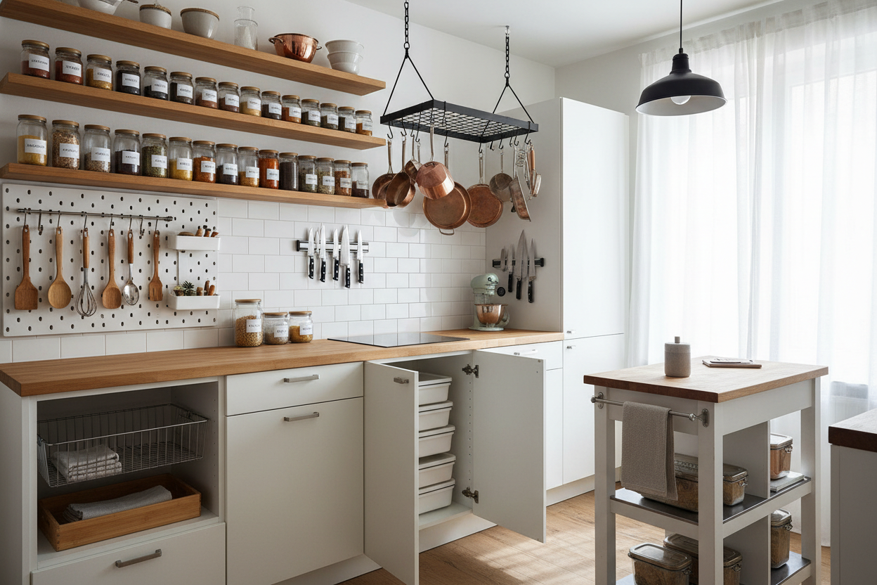 25 Kitchen Organization Ideas to Maximize Small Spaces