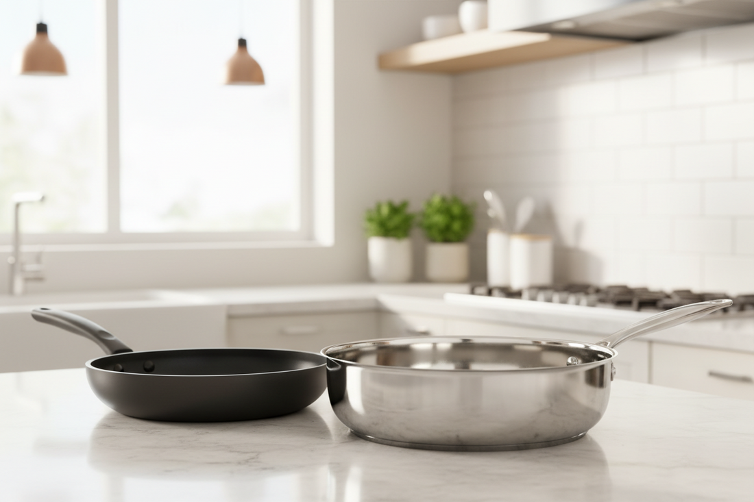 Nonstick vs Stainless Steel Cookware: Which Is Better?