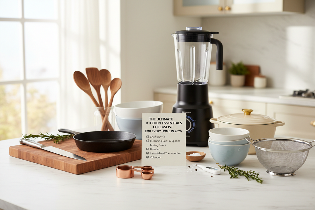 The Ultimate Kitchen Essentials Checklist for Every Home in 2026