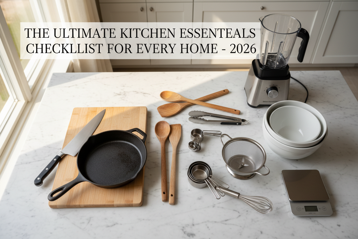 The Ultimate Kitchen Essentials Checklist for Every Home in 2026