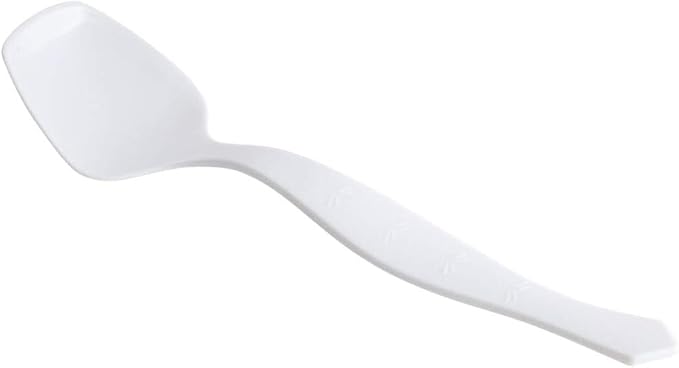PARTY BARGAINS Disposable White Plastic Serving Spoons 8.75″ – Heavy-Duty White - Image 7