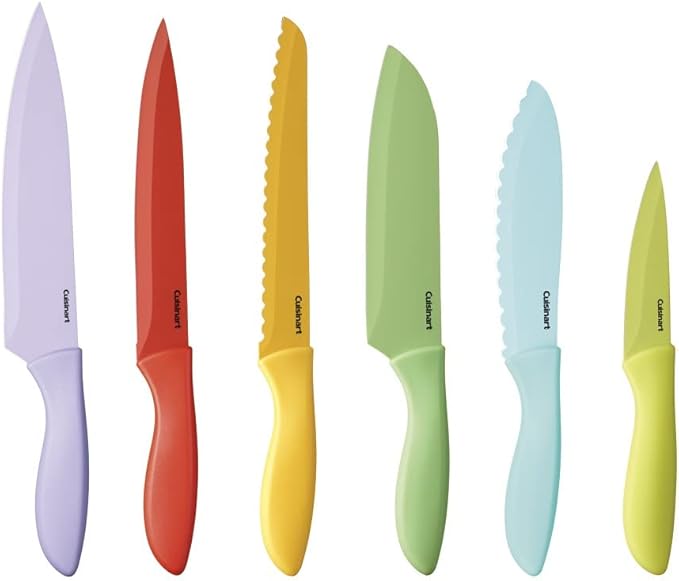 Cuisinart 12-Piece Kitchen Knife Set, Advantage Color Collection - Image 2