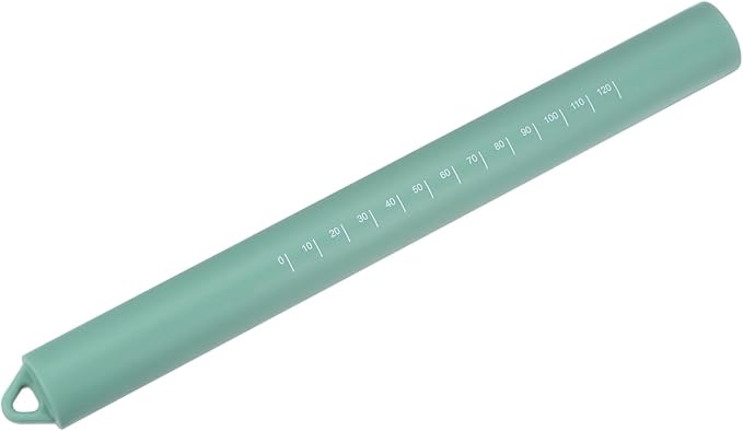 HARFINGTON Silicone Rolling Pin 10" Silicone Surface Non-Stick Stainless Steel - Image 3