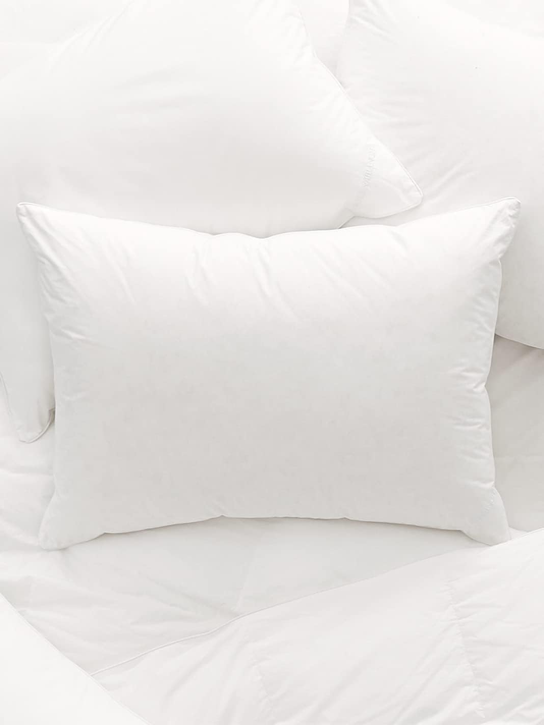 BOLL & BRANCH Down Alternative Pillow - Firm, Standard - Cooling Shell - Hypoallergenic Primaloft Luxury Down Alternative Fill - Superior Support