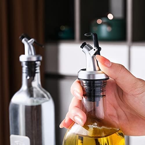 10 Pack Oil Spouts, Olive Oil Vinegar Bottle Stopper Dispenser - Image 2