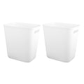 UUJOLY Plastic Trash Can Wastebasket, Garbage Container Basket by UUJOLY