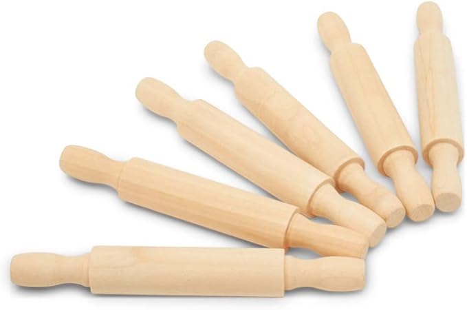 Wooden Mini Rolling Pin, 5 Inches Long by Woodpeckers