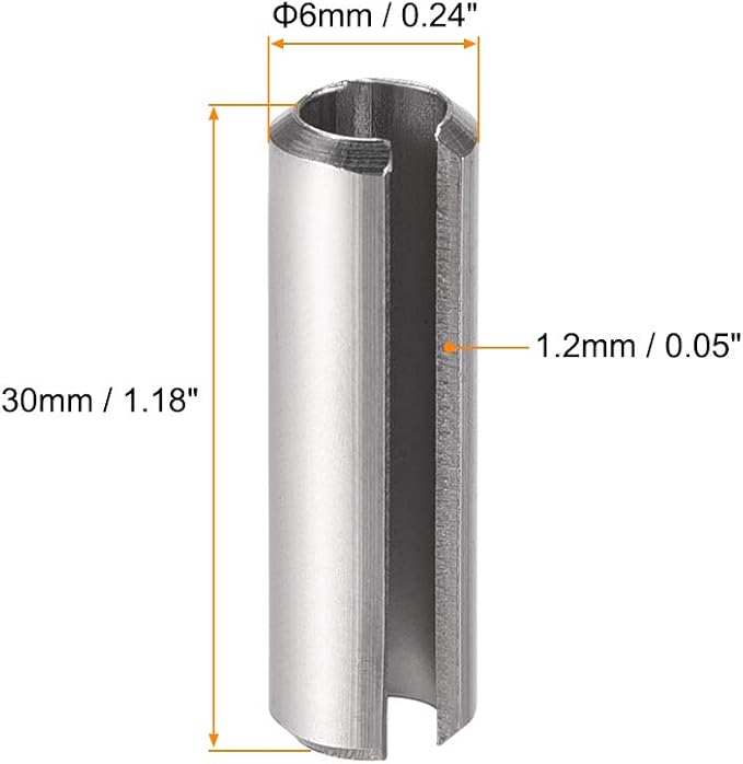 uxcell Slotted Spring Pin - Image 2