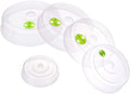 Set of 5 Microwave Plate Covers by TENINYU