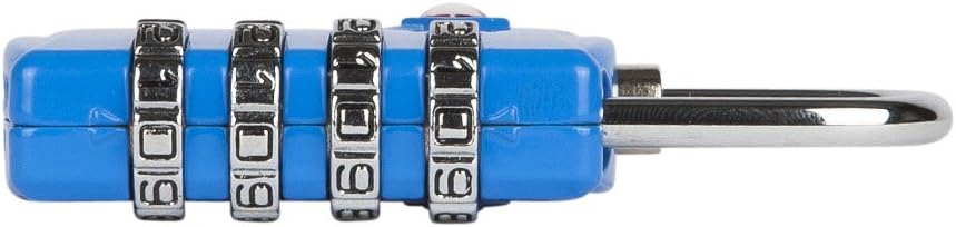 3 Pack TSA Luggage Locks with 4 Digit Combination – Heavy Duty Set Your Own Padlocks for Travel, Baggage, Suitcases & Backpacks - Blue
