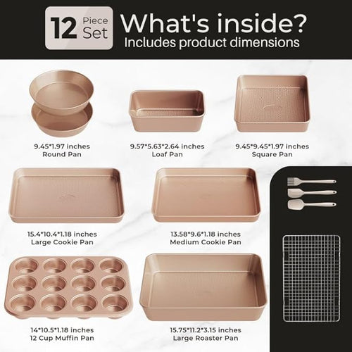 12-Piece Nonstick Bakeware Set - Image 2