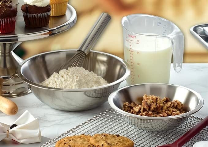 Winco Deep Mixing Bowl, Stainless Steel - Image 2