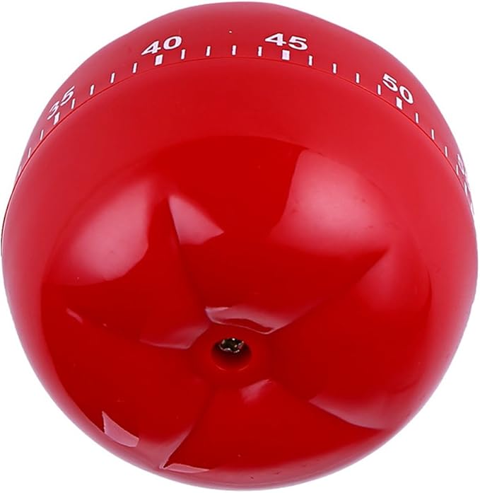 Tomato Mechanical Kitchen Timer, 60 Minutes Vegetable Cartoon Timer Ringing - Image 2