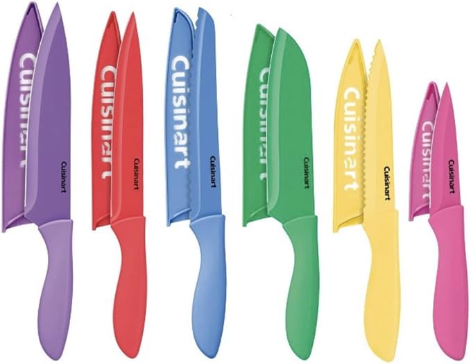 Cuisinart 12-Piece Kitchen Knife Set, Advantage Color Collection by Cuisinart