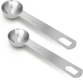 2 PCS 1 Teaspoon Stainless Steel Single Measuring Spoon by AUOIKKHOMEGARDEN