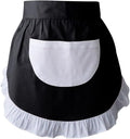 CRB Fashion Waist Apron Kitchen Cooking Restaurant Cotton Bistro Half Aprons by CBTRFashion