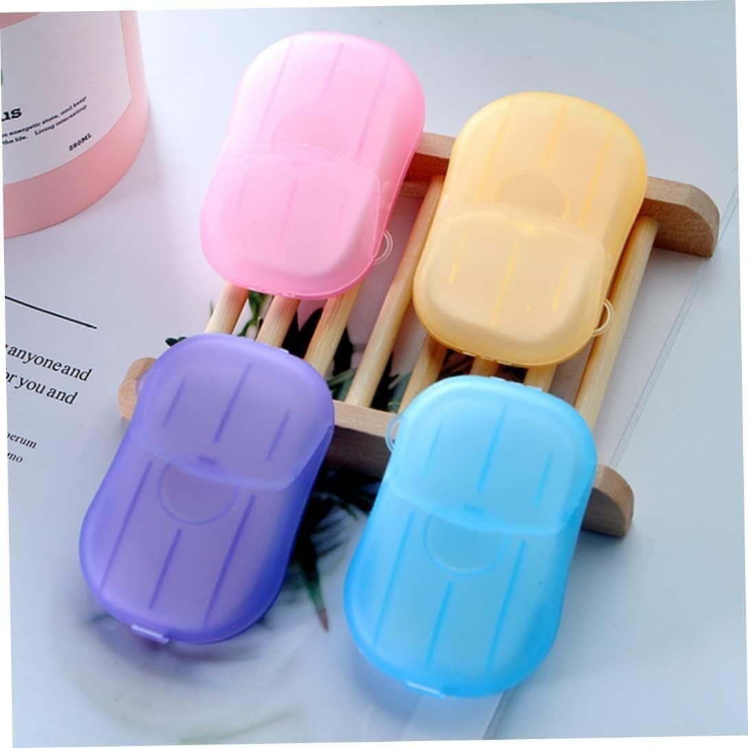 JJLFresheners 5 Box 500 Sheets Disposable Soap Paper 5 Boxes Hand Cleaner Fragrance Mini Color Soap Paper for school Indoor, Outdoor, Travel, Camping Hiking Camping