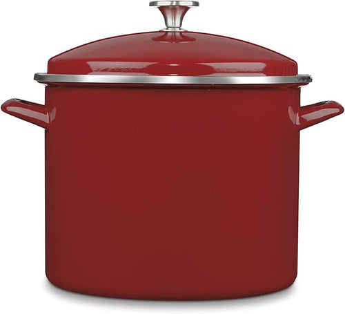 12QT STOCKPOT W/COVER RED by Cuisinart