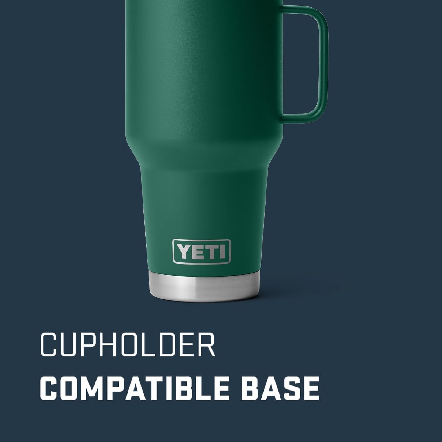 YETI Rambler 30 oz Travel Mug, Stainless Steel, Vacuum Insulated with Stronghold Lid