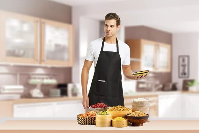 DUSKCOVE 12 Pack Plain Bib Aprons - Image 3