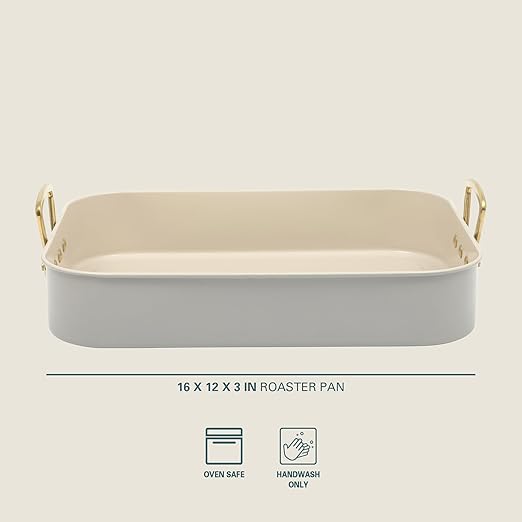 Gibson Home Broxton 2-Piece Nonstick Roaster Pan - Image 2