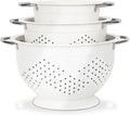 Hillbond Colander Set for Kitchen, 5 Qt Stainless Steel Handle Food Strainers by Hillbond