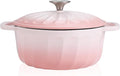 Enameled Cast Iron Dutch Oven Pot by NSIRONS