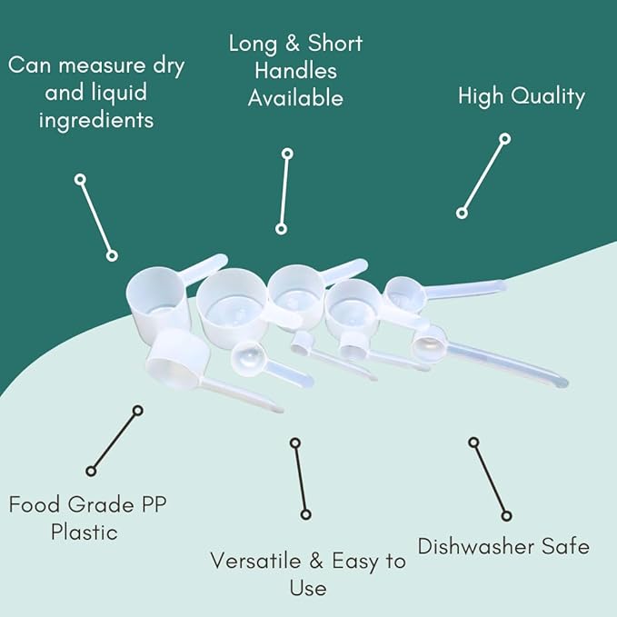 2 Tablespoon Long Handle Plastic Measuring Spoon - Image 6