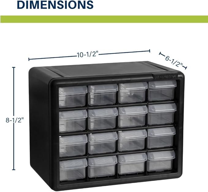 Akro-Mils 16-Drawer Plastic Drawer Storage Cabinet - Image 2