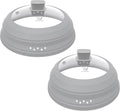 2 Pack Microwave Splatter Cover Glass Guard Lid by GGG-GLOU-GLOUGOOSE