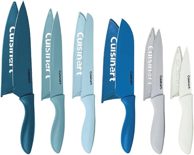 Cuisinart 12-Piece Kitchen Knife Set, Advantage Color Collection by Cuisinart
