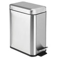 mDesign Rectangular Step-Open Wastebasket Trash Can by mDesign