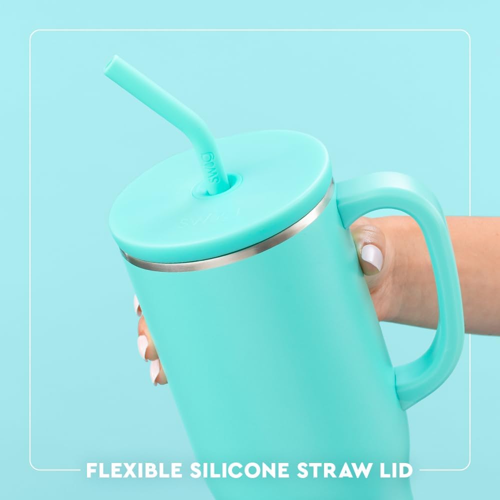 Swig Life 40oz Mega Mug, 40oz Tumbler with Handle and Straw, Extra Large Insulated Tumblers, Cup Holder Friendly Travel Mug (Pennsylvania)