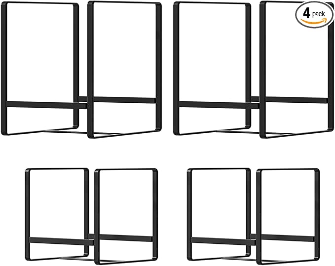 2 Large 2 Small Plate Organizers Holders Upright Cabinet Dish Drying Racks by Hikinlichi