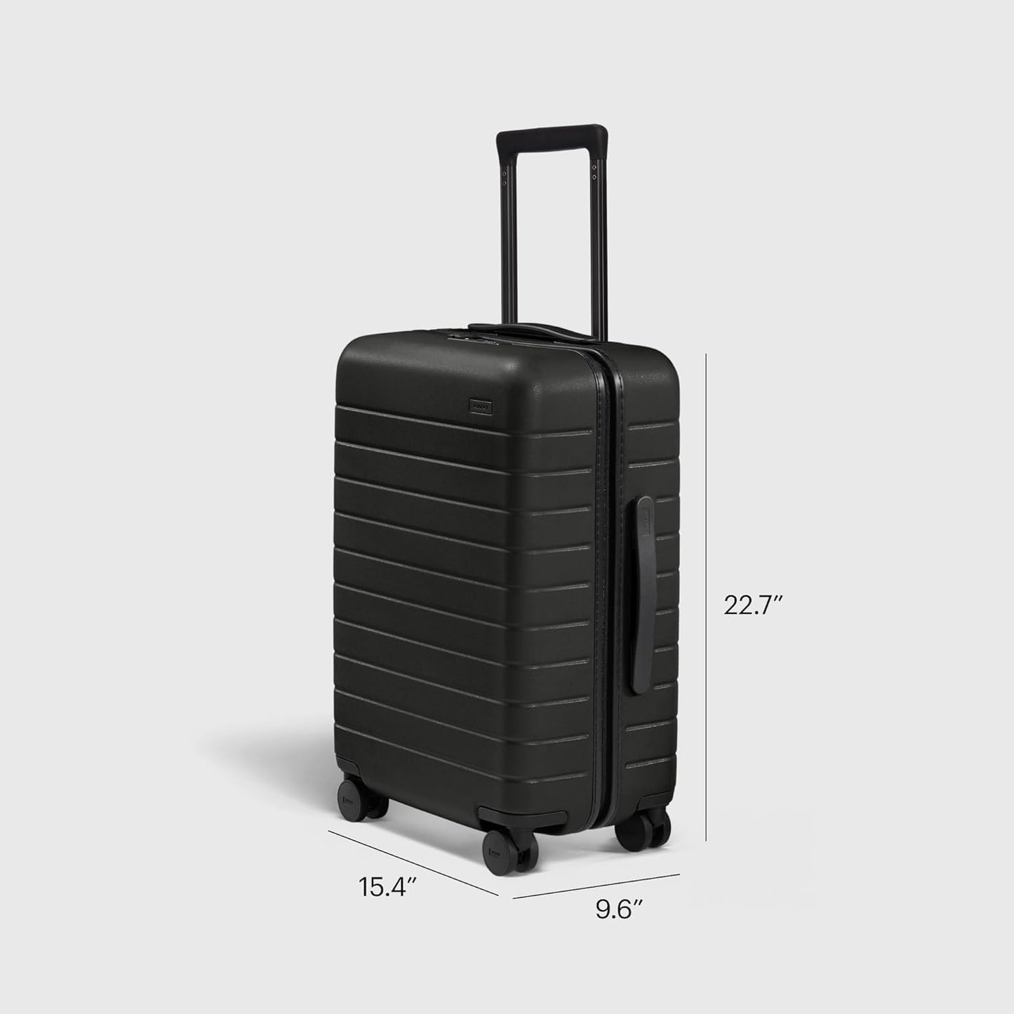 Away Bigger Carry-On Luggage, Lightweight Hardside Large Suitcase with Spinner Wheels, TSA Lock, Airline Approved, Salt White