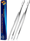 JETKONG 2 Pcs 16-Inch Kitchen Tweezers Extra Long Tweezer Tongs, Heavy Duty by JETKONG