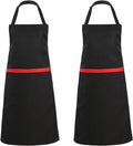 Tosewever 2 Pack Adjustable Bib Apron by Tosewever