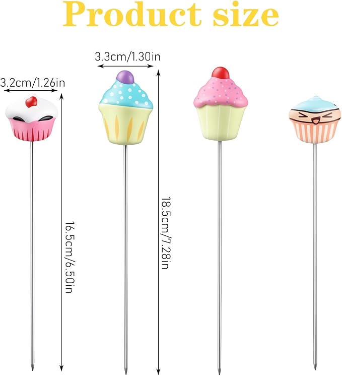 4 Pcs Stainless Steel Cake Testing - Image 2