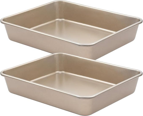 12" x 10" Cookie Sheet Pan Set, 2 Pack Nonstick Baking Sheets, Commercial by Unknown