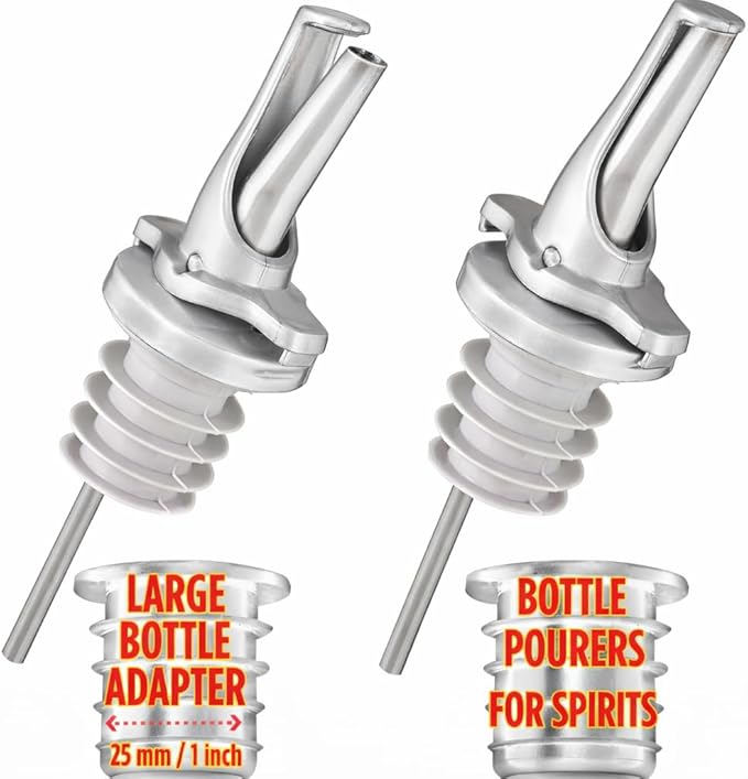 3-in-1 Liquor Bottle Pour Spouts by Poura-ThePerfectServe