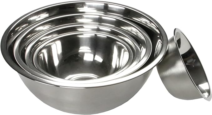 Chef Craft Brushed Mixing Bowl, 3/4 Quart, Stainless Steel - Image 2