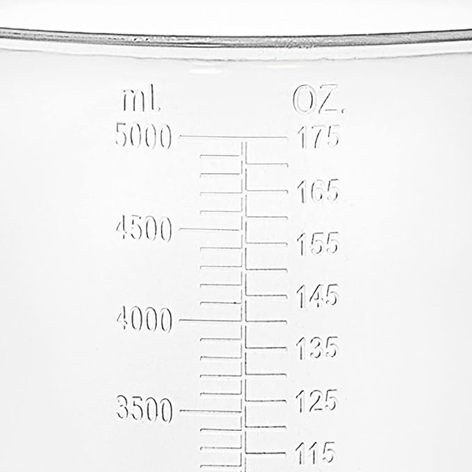 5 Liter Measuring Pitcher 3-Pack | 1.3 Gallon Shatterproof Plastic Large - Image 7
