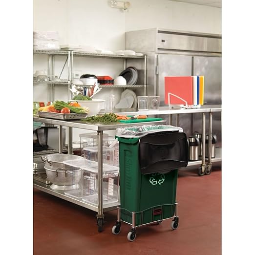 Rubbermaid Commercial Products Slim Jim Plastic Rectangular Trash/Garbage - Image 3