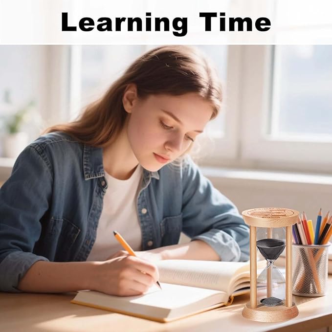1 Minute Hourglass, 1 Min Wooden Sand Timer, Wood Sand Watch, One Minute Mini - Image 7
