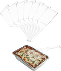 PARTY BARGAINS Clear Disposable Plastic Spatulas – 8-Pack Heavy Duty Kitchen by PARTYBARGAINS