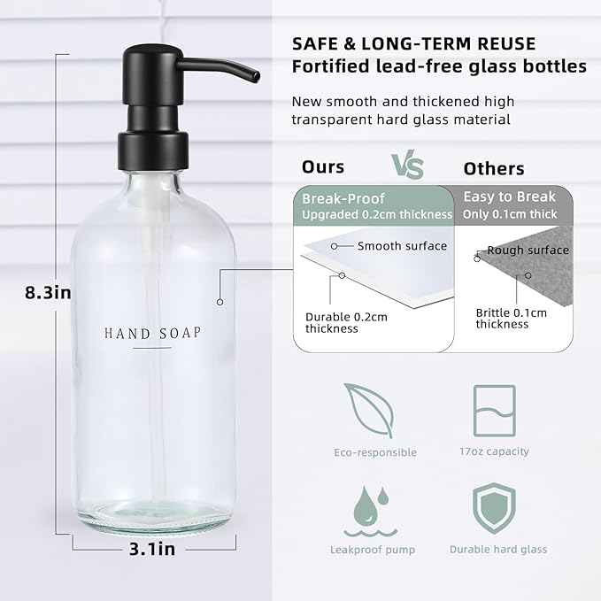 Glass Soap Dispenser - Image 3