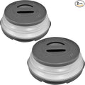 HOVER COVER 2 PACK Magnetic Microwave Splatter Cover by HoverCover