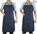 VWELL Waterproof Rubber Vinyl Apron W/ 2 Pockets by VWELL